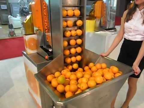 شاهد أفضل ماكينة عصير برتقال في العالم