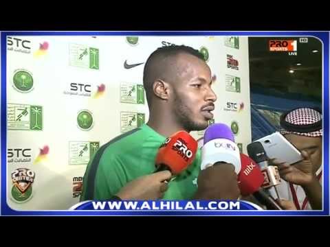 فيديو حديث خالد شراحيلي قبل لقاء السعودية وفلسطين