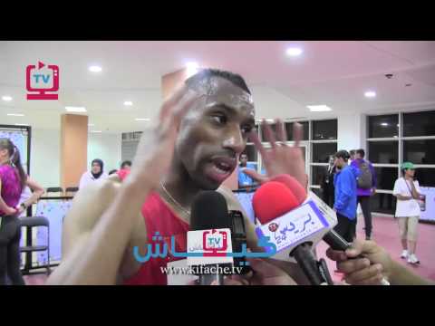 شاهد العداء المغربي أمين لعلو يعود إلى المنافسات