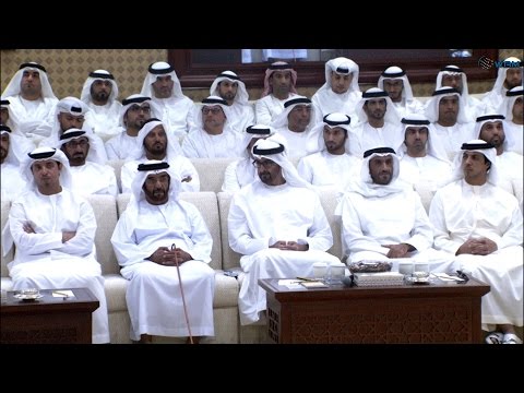 فيديو محمد بن زايد يشهد محاضرة لمستشار الرئيس المصري