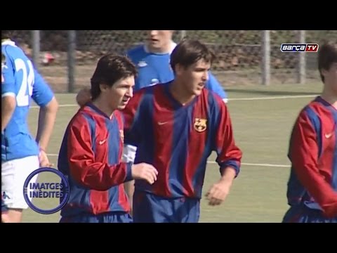 شاهد برشلونة ينشر لقطات نادرة لميسي في عيد ميلاده