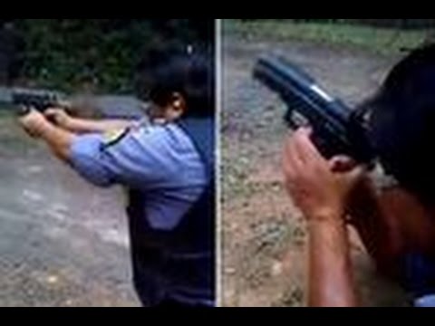 شرطية تصيب نفسها خلال تدريبات على السلاح