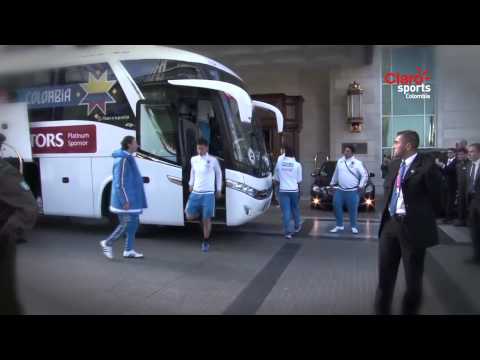 شاهد استقبال رودريغيز لطفل يبكي من أجله في تشيلي