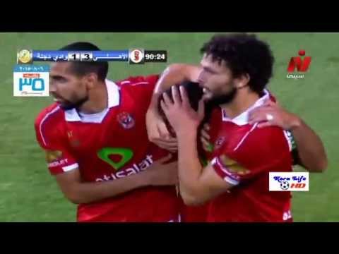 شاهد أهداف مباراة الأهلي 31 وادي دجلة