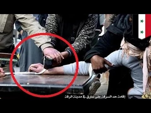 شاهد داعش تنفذ حد السارق شرعًا