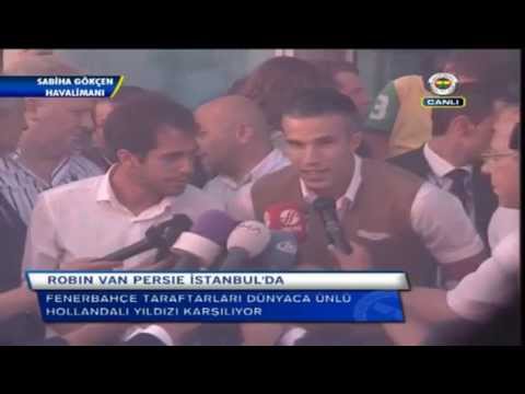 استقبال الأبطال للهولندى فان بيرسي فى تركيا