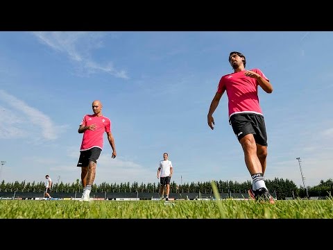 شاهد خضيرة وزازا يشاركان في تدريبات يوفينتوس لأول مرة