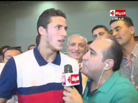 بالفيديو اعتذار رمضان صبحي إلى جمهور الزمالك