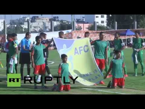 بالفيديو غزة والضفة تتحدان في مباراة كرة القدم وسط إجراءات أمنية