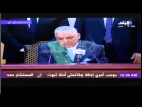 مبارك يشهد جلسة النطق بالحُكم في الاتهامات المنسوبة إليه