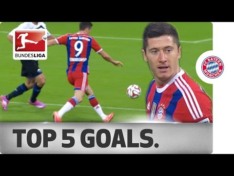 شاهد أفضل خمسة أهداف سجلها ليفاندوفيسكي