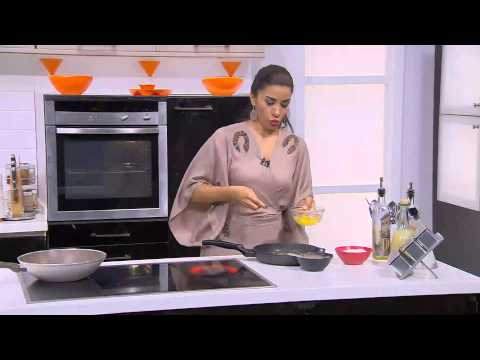 شاهد طريقة تحضير طبق رز مع شرائح الأومليت