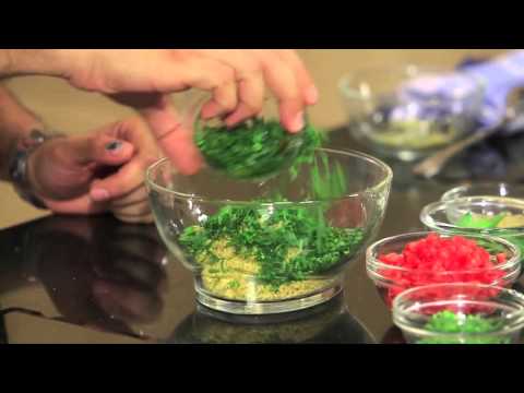 طريقة عمل سندوتش شاورما بالتبولة