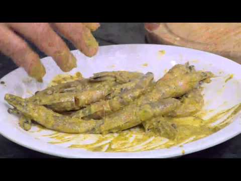 شاهد طريقة عمل جمبري مشوي مع الخضا