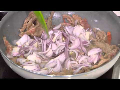 طريقة عمل سلطة لحمة بالهويزن صوص