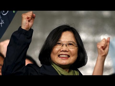 بالفيديو اختيار تساي اينغ وان أول امرأة رئيسًا لتايوان