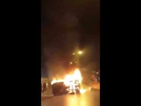 فيديو انفلات أمني في تونس وانتشار أعمال الحرق والنهب