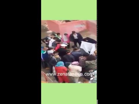 بالفيديو فتاة تلقي بنفسها من فوق بناية في سيدي البرنوصي