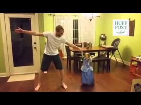 وصلة رقص ساحرة من عالم ديزني بين أب وابنته