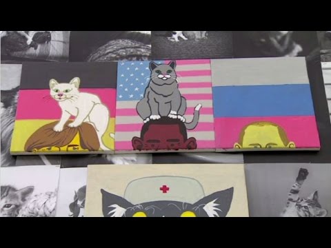 معرض فني مختصص في القطط في موسكو