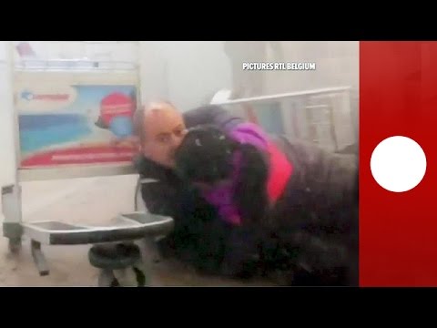 inside smokefilled brussels airport panic immediately