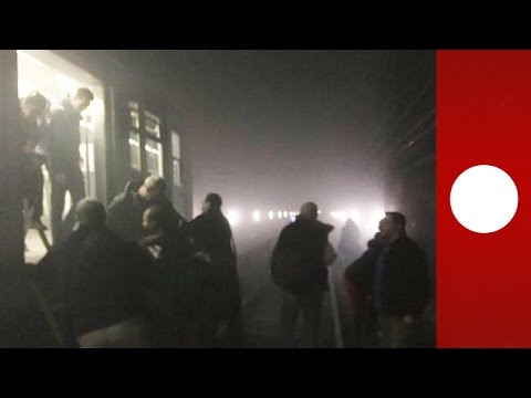 terrified passengers evacuate via metro tunnel after brussels blast