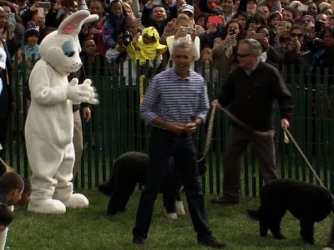 white house hosts annual easter egg roll