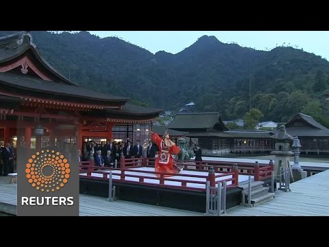 g7 ministers visit heritage shrine in japan