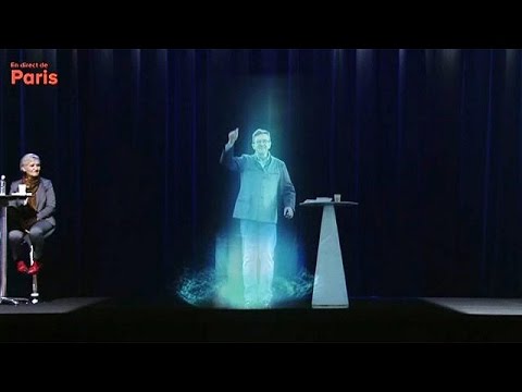 hologram technology gives a modern twist