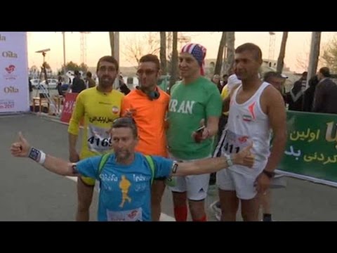 iran holds first intl marathon