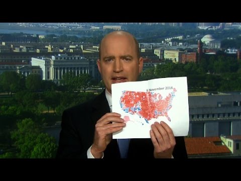 trump handed out electoral maps during interview