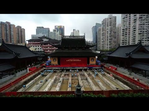 shanghai temple pulls off feat