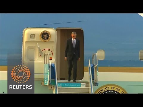 obama arrives in turkey