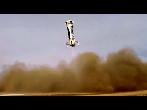 a rocket ship owned by jeff bezos company blue origin