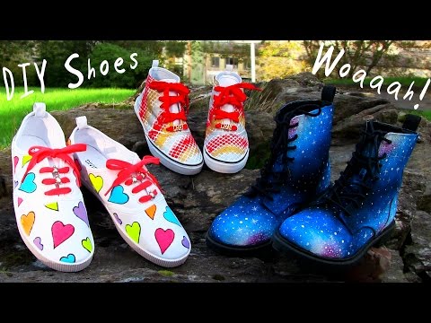 fashion tutorial about diy shoes makeover