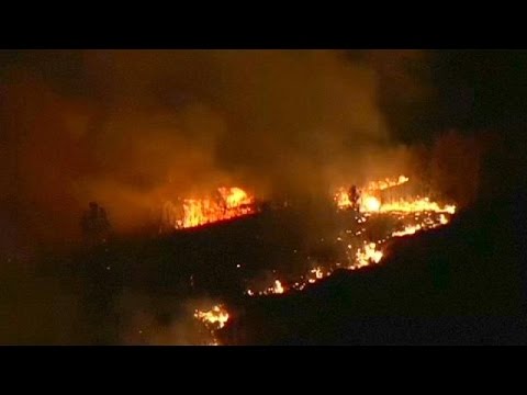 some 130 fires rage