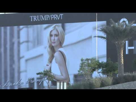 the image and name of american presidential hopeful donald trump