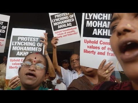 15 charged for lynching a muslim man
