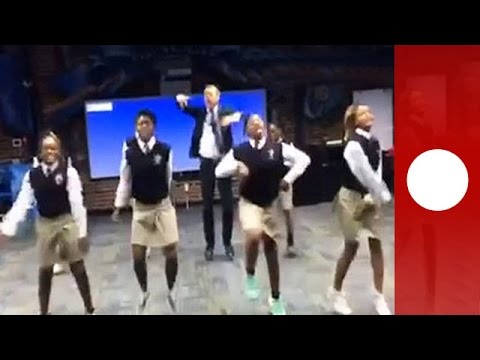 dancing maths teacher shows off his moves
