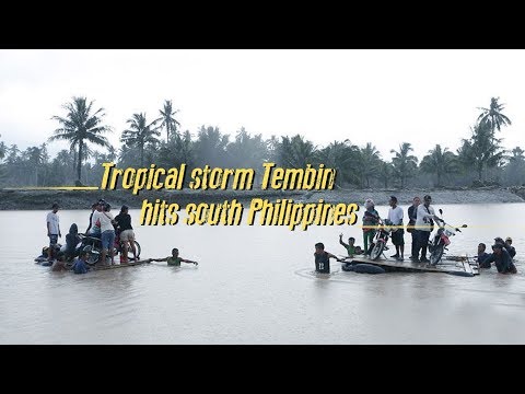 tropical storm tembin hits southern philippines