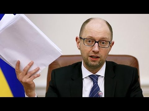 ukraines prime minister resigns in televised address