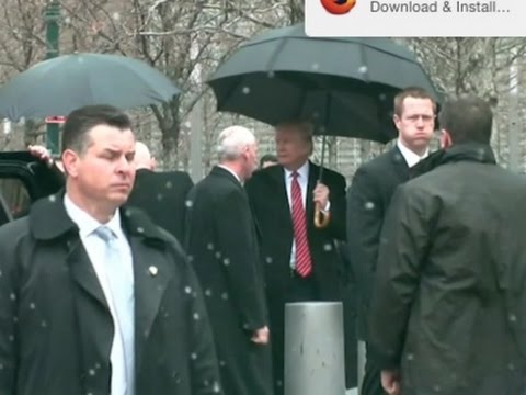 raw trump visits 911 memorial and museum