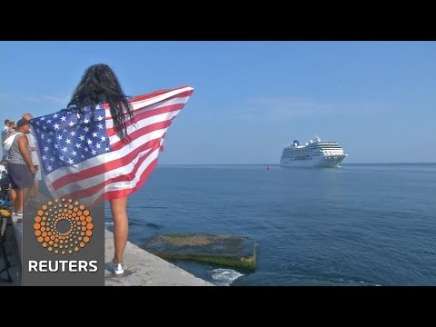 us cruise ship makes historic arrival in havana
