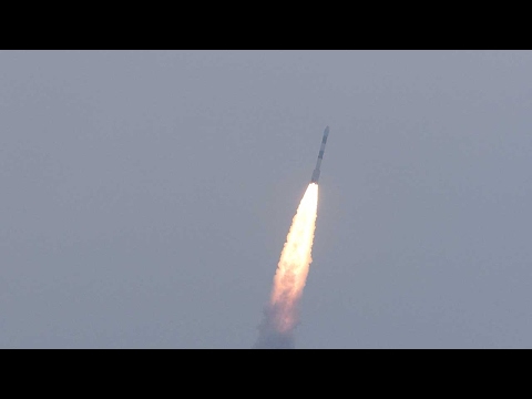 india launches a record 104 satellites into space