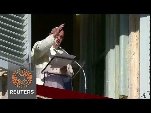 pope prays for africa