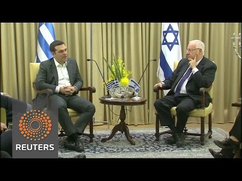 greek pm tsipras meets israeli president
