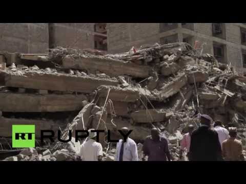 workers trapped under collapsed 5storey building