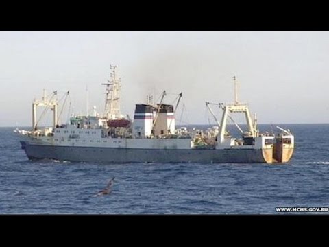 russian trawler sinks in freezing western pacific ocean