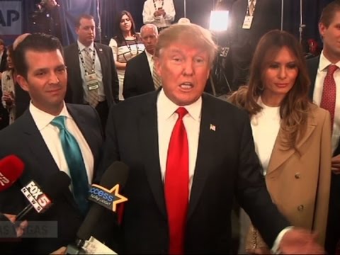 republican candidates in spin room