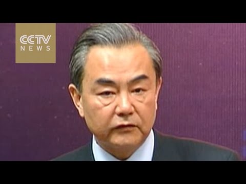 chinese foreign minister wang yi has presented